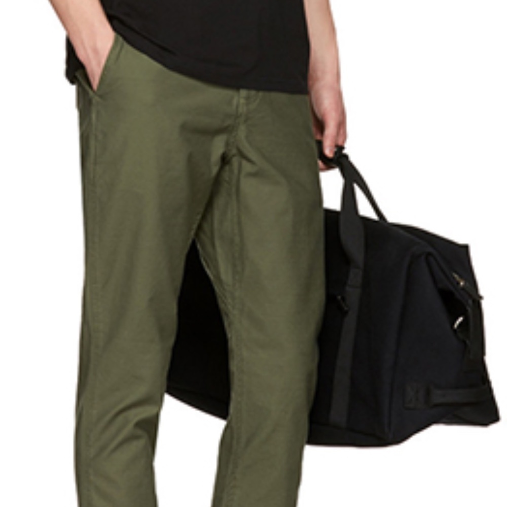 Saturdays NYC Green Field Trousers Pants